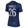 Officiële Voetbalshirt Paris Saint-Germain Mukiele 26 Thuis 2023-24 - Dames